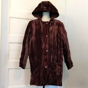 220 Hickory Duck Down Feather Warm Winter Coat, Cocoa, Small